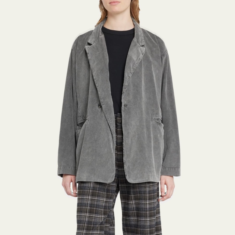 NSF Clothing Rumer Corduroy Boyfriend Oversized Blazer Medium